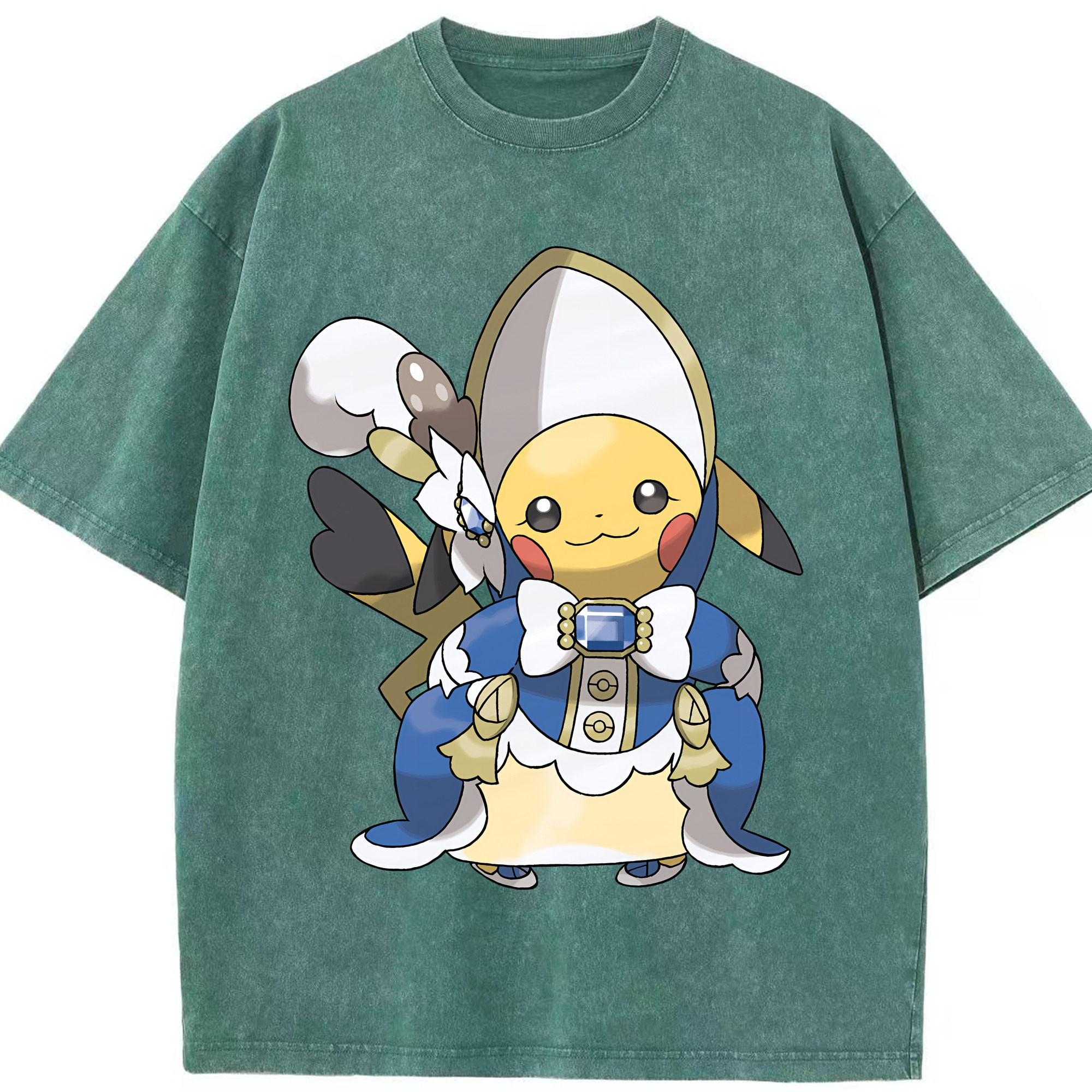 （画像用） ポケットモンスター Pokémon 綿100% ヴィンテージ風 半袖Tシャツ（フロントプリント）